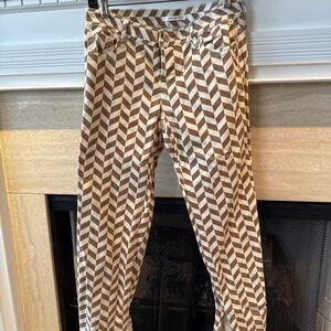 PacSun Low Rise Straight Jeans in Funky Print